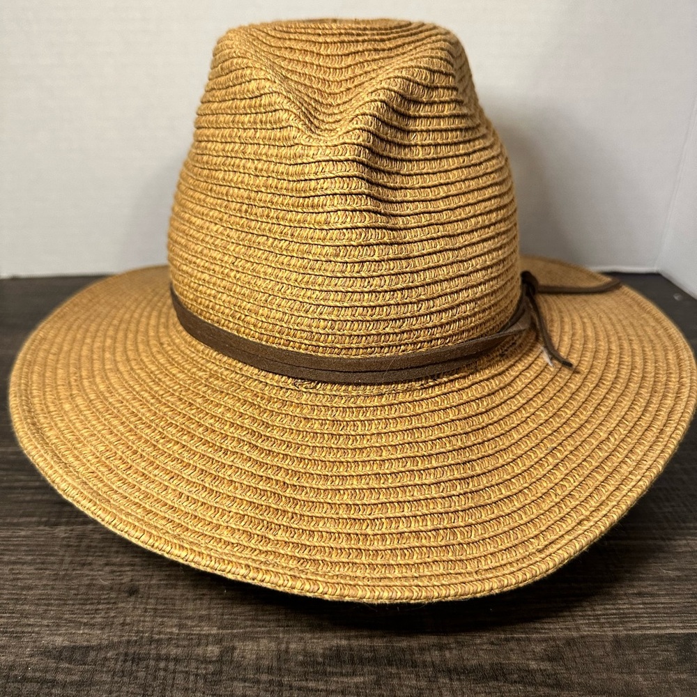 Goodfellow & Co Tan Straw Hat with Black Band